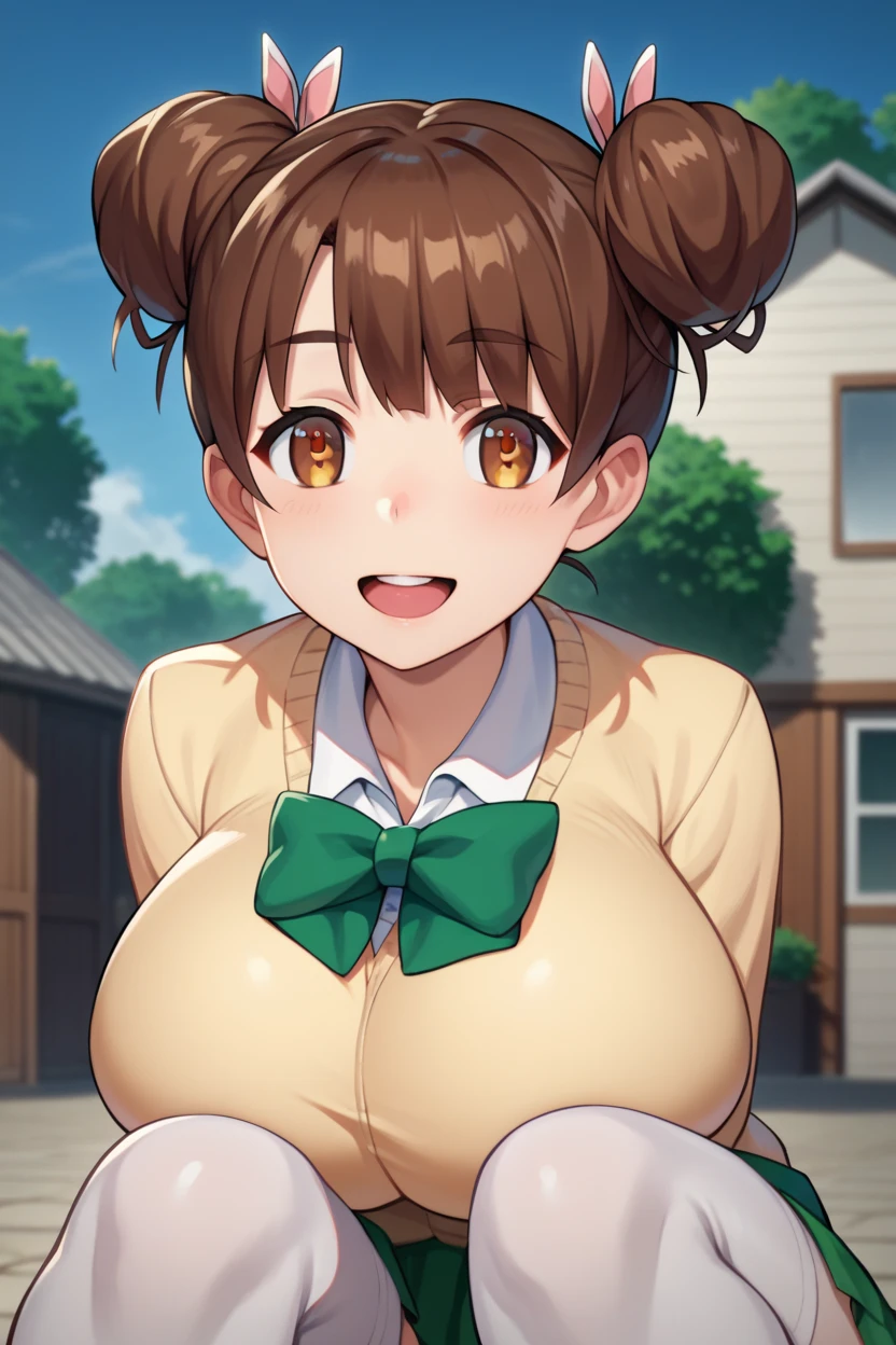 high quality，4k, 1girl, Aston Machan,  gigantic breasts