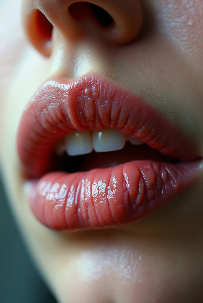 Lips with sugar