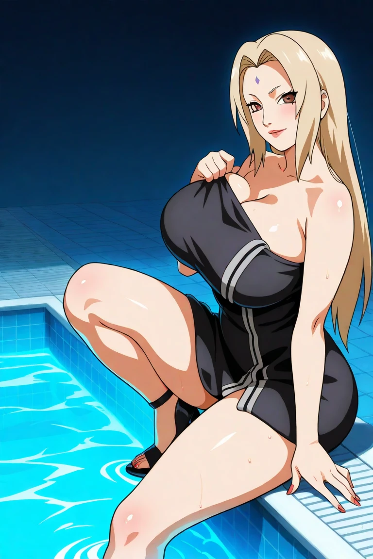 1 girl, pelo rubio, blonde hair, coletas,pigtails, pechos, breasts, huge breasts, uniforme colegiala, billar, pool table, calcentines, shocks, tacones, hig heels, japon, tokio, night, noche, Kenzy Reeves