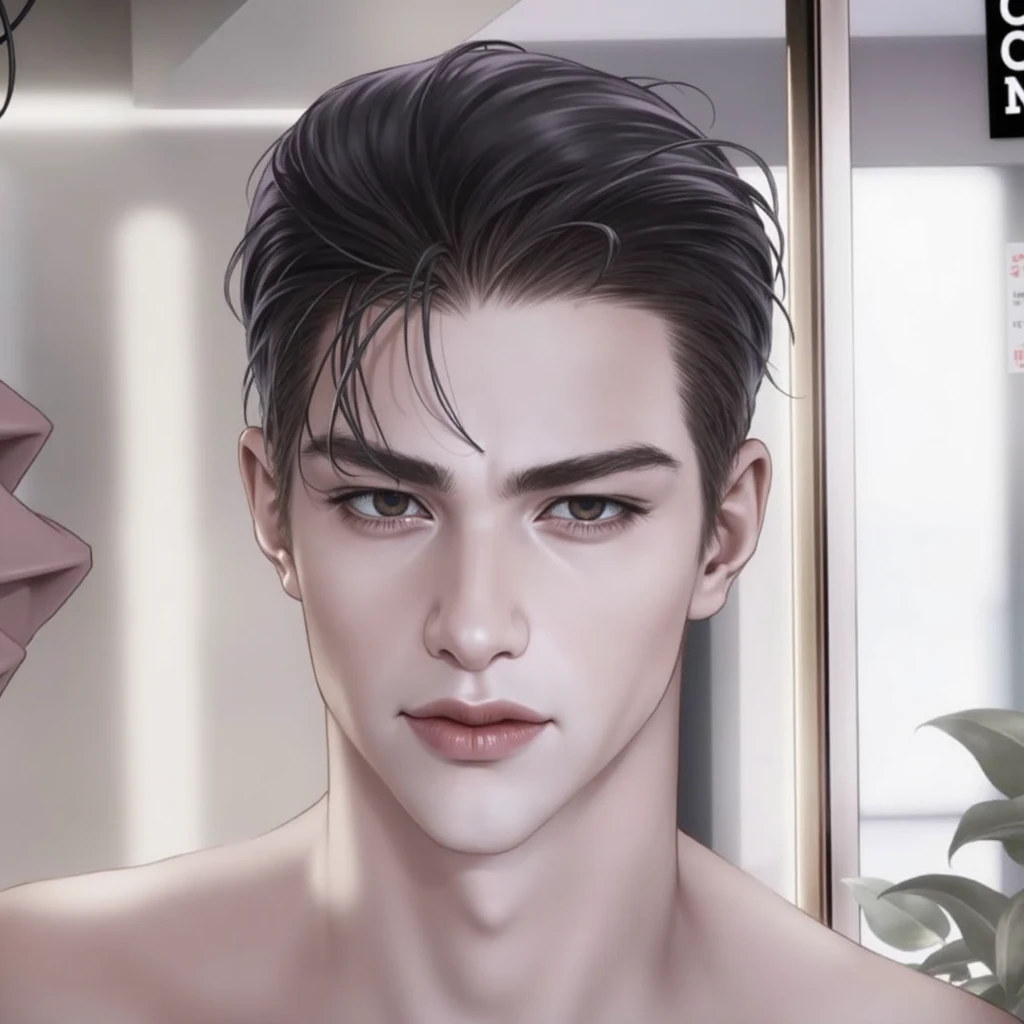 masterpiece, 1boy, young, handsome, black hair, undercut hair, perfect face, detailed eyes and face,black eyes, clean shaved, muscular, capturing a rural atmosphere, dynamic lighting, unreal engine 5