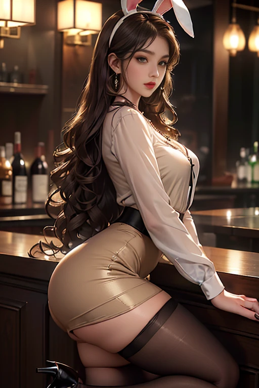 (random porn pose),(random hairstyle),(Highest image quality,(8k),ultra-realistic,best quality, high quality, high definition, high quality texture,high detail,beautiful detailed,fine detailed,extremely detailed cg,detailed texture,a realistic representation of the face,masterpiece,Sense of presence),sweater,tight mini skirt,stockings,Engineer boot