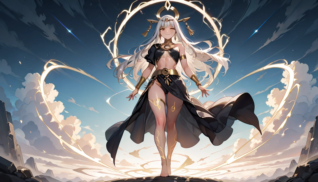((best quality)), ((masterpiece)), (detailed), 完美Body,Best body shape,best quality, masterpiece, High resolution, 1 Girl,blush,(Charming smile:0.8),Star-shaped pupil,Bikini,Hair accessories,,Pretty Face,Above_Body, ,Full breasts,,Golden ratio figure,Tyndall effect,Reality, Dark Studio, Edge lighting, Two-tone lighting,(High Detail Skin:1.2), 8K uhd, Digital SLR Camera,Wide Angle,Third person perspective,Full body shot, soft light, high quality, Volumetric Lighting, frank, photo, high resolution, 4k, 8K, Bokeh,huge ,Wide hips,(National Foundation:0.6),