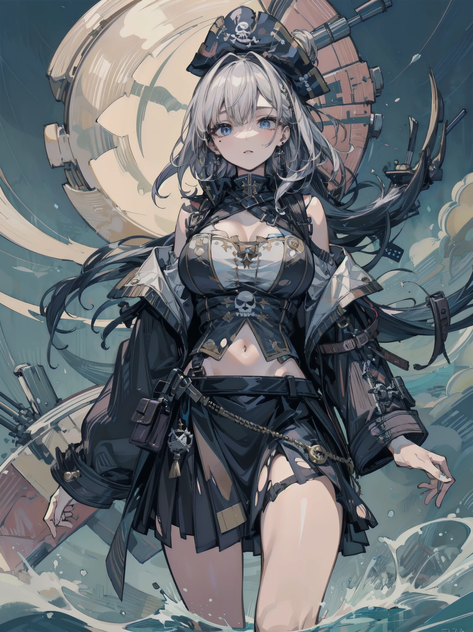 masutepiece, Best Quality, Pose leaning against wall,Crab crotch,leotard,highleg, Elegant, 1girl in, thigh high boots, well-muscled,Cute, blushed, Looking at Viewer, From above,, Mini skirt, White and black striped T-shirt, Blue eyes, Beautiful eyes, Beautiful background, light Particle, Sun rays, Dramatic Lighting, Outside, shiny, Realistic, masutepiece, Best Quality, Ultra-detailed, Detailed, Scenery, Beautiful detailed eyes, detailed hairs