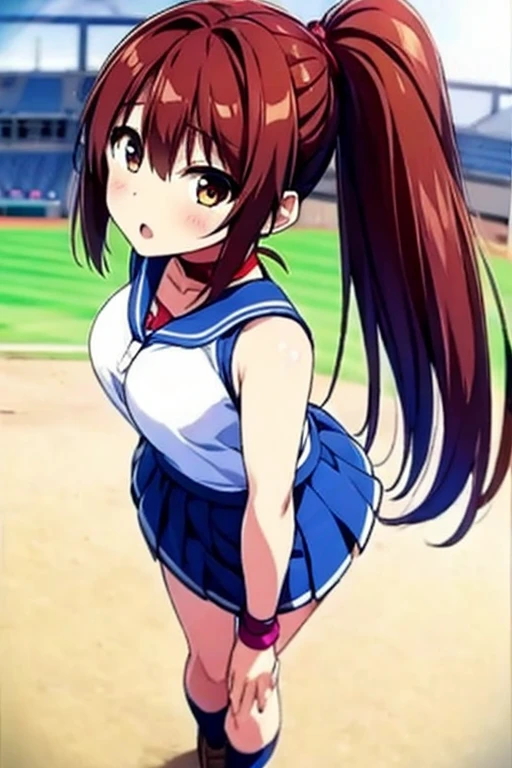 Princess Knight Academy High School Women's Baseball The club member was a boy who was transformed into a big-breasted shemale. At night she works as an idol The captain is Himemiya Alice She is good at titjob service