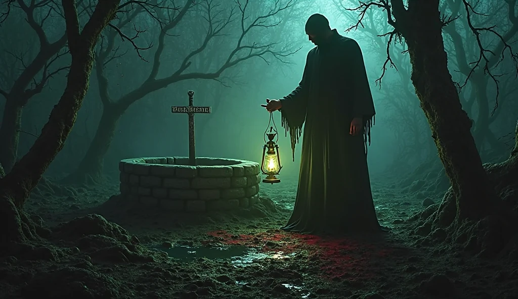 church, cemetery, fog, terror, graves, night, wax candles,horror (theme), fog,