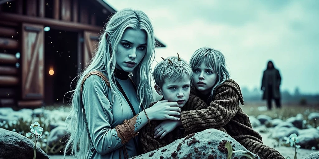 1 giant Swedish woman fucking a small man.
