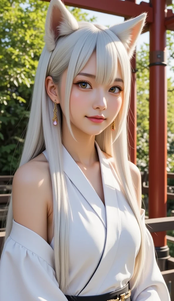(8K, 4K, Best quality, A high resolution:1.2), (marsterpiece, Realistic, photograph realistic:1.37), 1girll, Solo, Beautiful face, eyeslashes, nase, Glossy lips, (Detailed eyes, view the viewer, Fair skin, White skin:1.5), fine complexion, Upper body,Straight breasts, Busty, , (:1.5),
Outdoor onsen,
two sides up, , Silver hair, bangs, hair adornments, Younger,