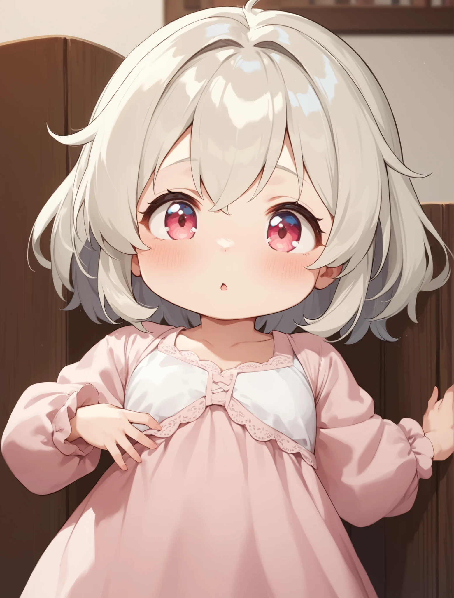 And soul、Stickers、Subjective、1 beautiful 3 year old girl:1.85、a bit、(((Baby Face:1.85、Baby Face:1.85、Baby Face:1.85、Extreme close-up photo of super flat chest:1.85、Pink pajamas、I mainly draw small breasts.、Ultra-flat breasts乳首:1.85、A loving smile、Ultra-flat breasts:1.85、Short length、short hair、Photo from directly below:1.85、slouch:1.85、Do you suck ??:1.85、Baby Face:1.85、Baby Face:1.85、Super small and super young)))、blush、Knee pillow、Silver Hair、On the crib、Ultra-flat breastsの乳首、Baby Face:1.85、Baby Face:1.85、Baby Face:1.85、Short length、Short length、Short length、Ultra-flat chest、Ultra-flat chest、Ultra-flat chest