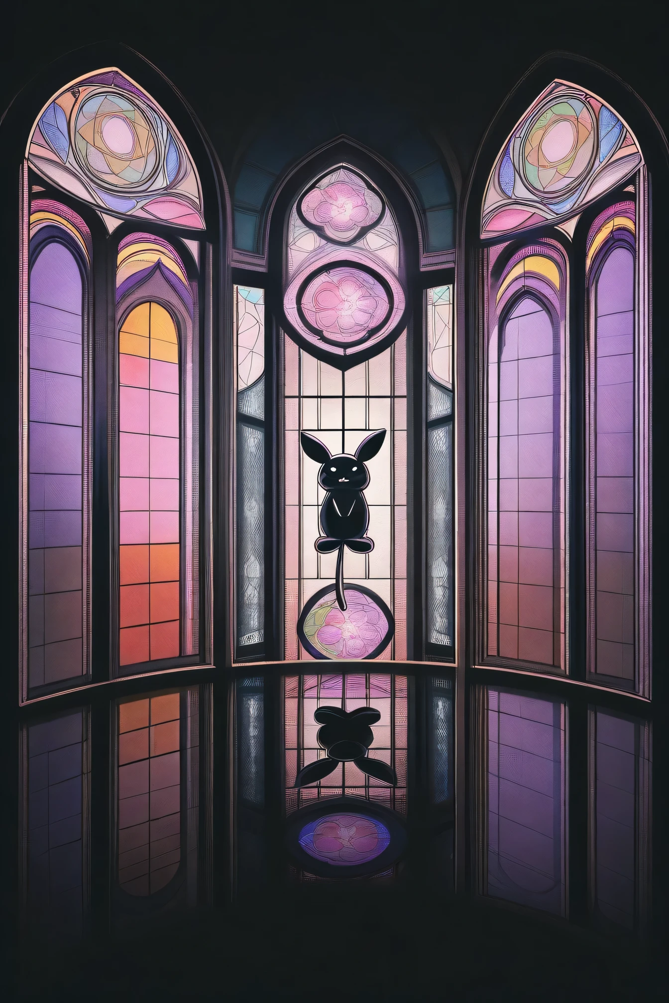 stained glass animal cute cool unrealistic that makes you want to decorate