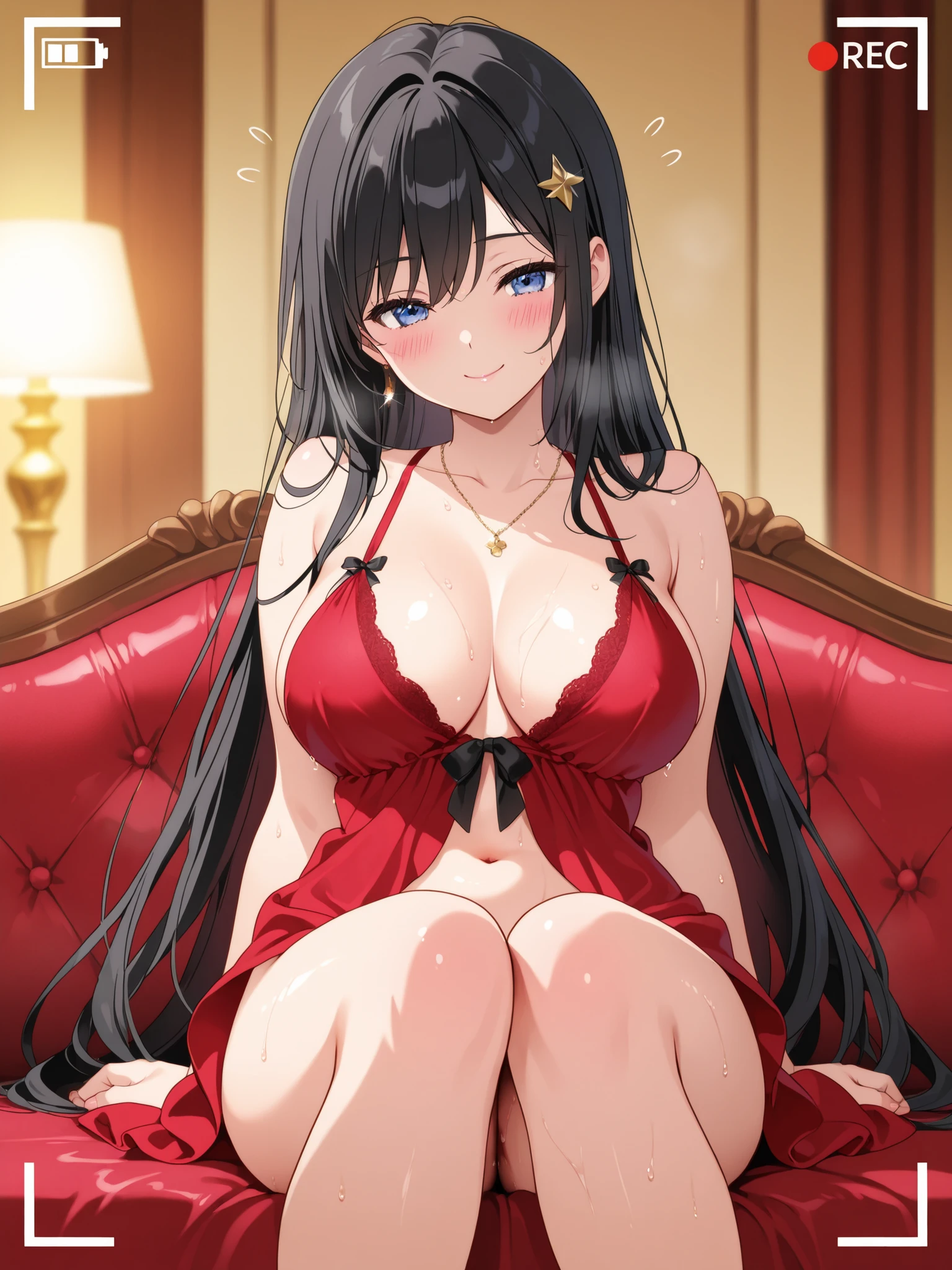 masterpiece, best quality, light particle, detailed background, nsfw, BREAK, 1girl, dancer, face veil, looking at viewer, covered nipples, green clothes, smile, see-through, <lora:Harem Dancer:0.9>