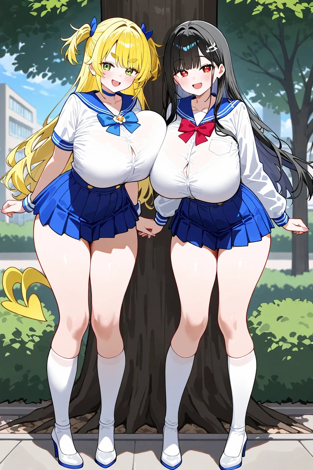 (((Solo)))、(((mature、Big Tits、naked、Erotic)))、High resolution, Sailor Moon, anime, masterpiece, One girl, ((Slut))), Sexy Face, blue eyes, Blonde, Double Buns, Long twin tails, Swollen lips, Painted lips, Thick lips, Wide Hips, Thick thighs, Huge fake breasts, Huge round ass, Shiny skin, Parted bangs, hair ornaments, Circlet, jewelry, Earrings, choker, See-through, Red Bow, White elbow gloves, Blue Skirt, Sailor Warrior Uniforms, Oily skin, Intimidating, From below、(bed)、Pubic hair、(Fishnet tights)、Pleated skirt