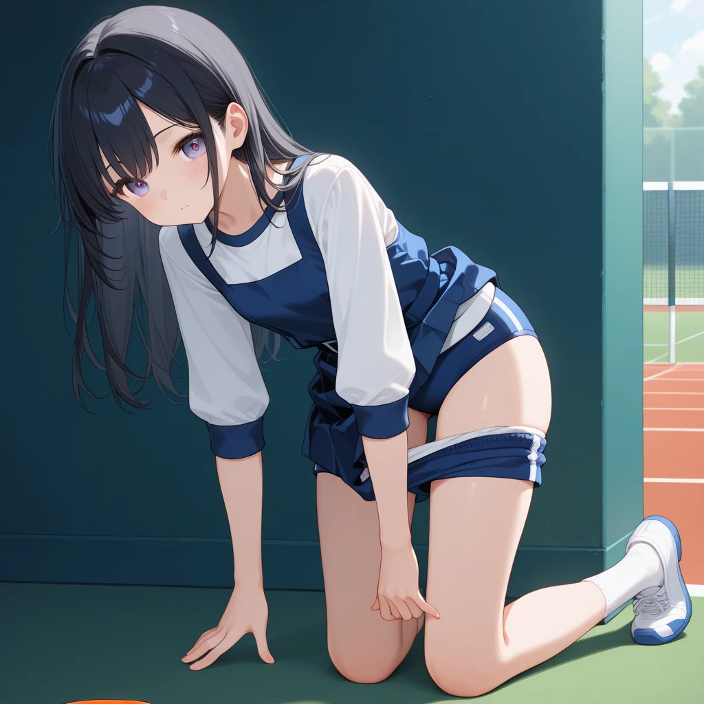 pieces fly、masterpiece、highest quality、Super detailed、High resolution、High resolution、8K portrait、Unity 8k壁紙のHigh resolutionCG、unity 8k wallpaper、cute type little:1.5、:1.5、Highly detailed CG unity 8k wallpaper、realistic、real person、cute type little、 portrait photography、shiny skin、High resolution、(16 years old:1.2)、(1 girl)、beautiful clear eyes、very detailed explanation、delicate face、nice lips、slender body、Same with big breasts thin waist、thin legs、(Tennis court :1.6)、1 girl, cute type, perfect face, seriously, (blush:1.5),((There are a lot of people nearby:1.4))Same with big breasts,((tennis wear:1.3)),(((clothing lift:1.5))), (((I have nipples)))、Detailed description vagina,show vagina,spread legs,spread ,((cum in vaginas:1.4))、(think back:1.5)、(close up cat:1.4)