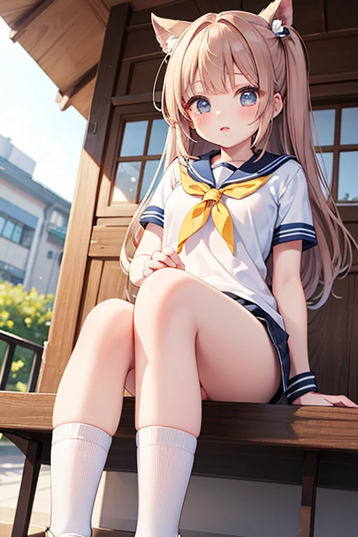 photo realistic, photo realistic, photo realistic, (masterpiece,best quality:1.4),(8k,raw photo,photo realistic:1.2),Not Safe for Work, detailed skin,detailed face,1girl,Japanese idol,cute face,Child,petite,
White Mini skirt, (((No Panties))), (((twat))), Open twat, happy, medium bob, (sitting on,spread legs), (((blonde hair))), ((wavy hair)), , child, 12 yo, (top-less, small breasts, nipp), ((puss juice, Sweat, Sweatdrop)), (((spread puss,Not Safe for Work))), crotch grab, ure-thra, urinates,