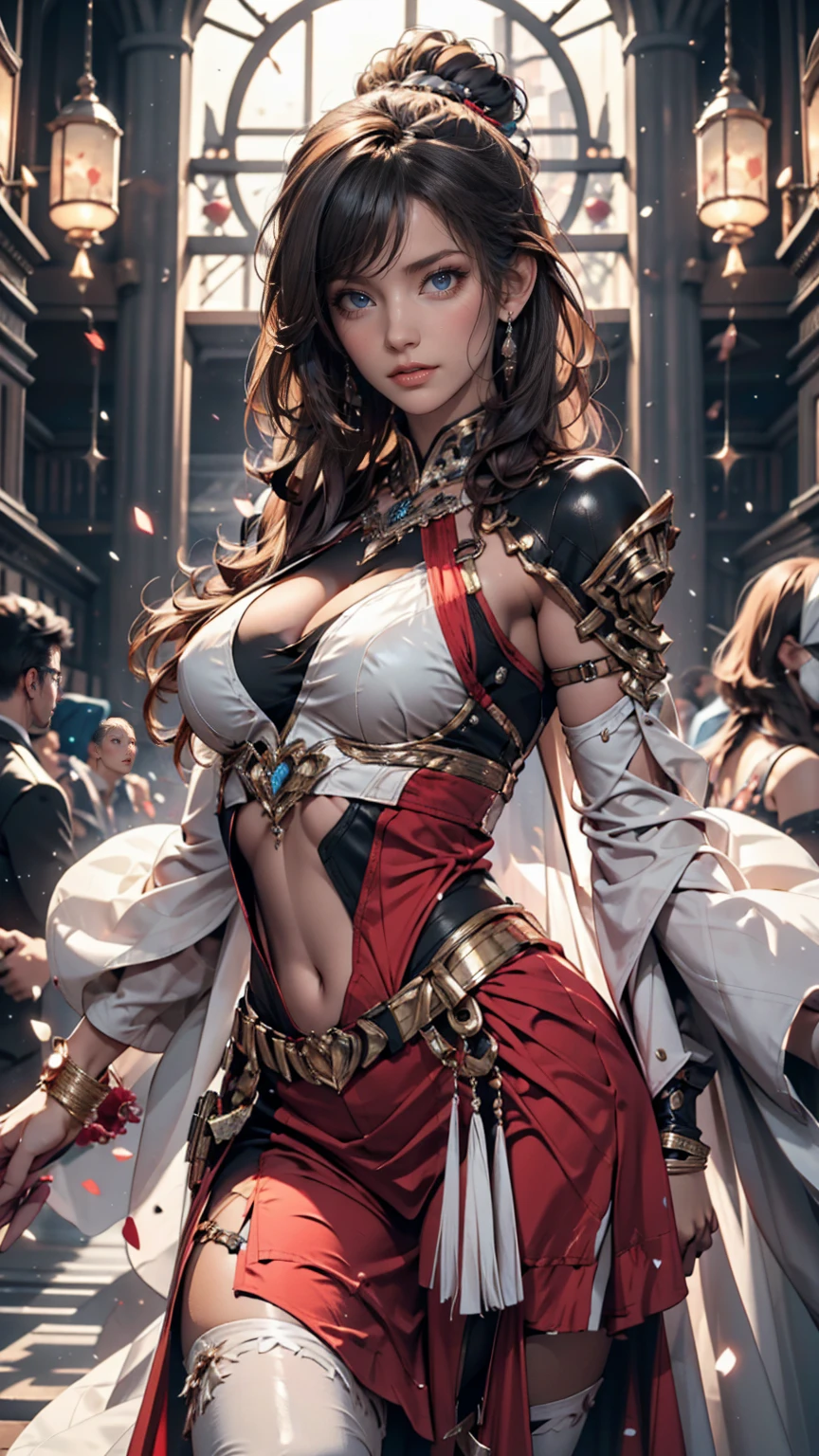 (masterpiece, Highest quality:1.3)
Soulcalibur Sophitia, One girl, alone, Long Hair, chest, View your viewers, smile, Blonde, large chest, hair ornaments, dress, chestの谷間, jewelry, medium chest, very Long Hair, Green Eyes, arms, Braiding, Earrings, sword, necklace, armor, single Braiding, Sandals