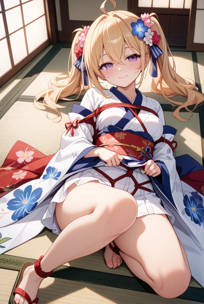 Cute beautiful girl、Beautiful breasts、naked、Gaping anal fuck(Blushing, teeth grinding, crying orgasm:1.2)、Deflect away、Open yukata,