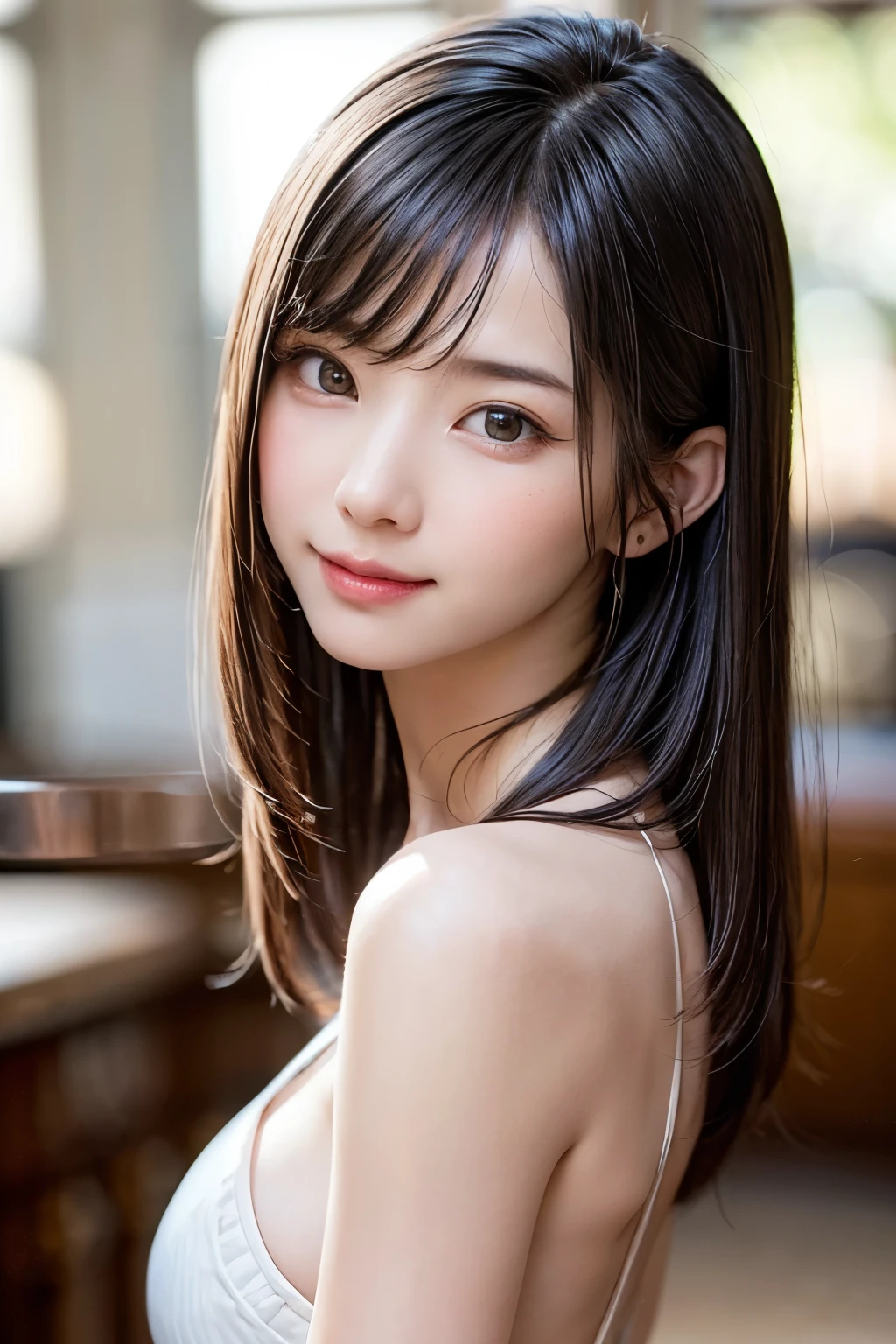 top-quality、(((cowboy shot)))、((Facing straight ahead))、Bust Focus、Soft light、(depth of fields)、超A high resolution、(Photorealsitic:1.4)、Raw photography、Ambient Occlusion、((age19))、((a small face))、ren、1girl in, Swollen eyes、(Dark blonde hair:1)独奏, (A smile:1.2), (Brown-eyed,catchlight), Fine skin, The bikini、(excellent、masterpiece)、1girl in、Good looking pose、beautidful eyes、Harmonious facial features、Bust Photo、photo photo、masterpiece, The highest image quality, hightquality, beautiful a girl, japanes, Japan schoolgirl, detaileds, A detailed eye, Detailed skin, Beautiful skins, 超A high resolution, (Realistis:1.4)、Beautiful skins, (Dark blonde hair:1)、Medium Hair、Pattsun bangs、 (A hyper-realistic), (illustratio), (hight resolution), (8K), (ighly detailed), (The best illustrations), (beautifully detailed eyes), (ultra-detailliert), (wall-paper), (详细的脸), looking at the viewers, finely detail、A detailed face、pureerosfaceace_v1、A smile、((Opening Mouth:1.2))、((Show your teeth and smile))、Looking straight ahead、Looking straight ahead、angle from waist up、photos realistic、Bright lighting、profetional lighting、age19、swim wears、Sandy beach sea background