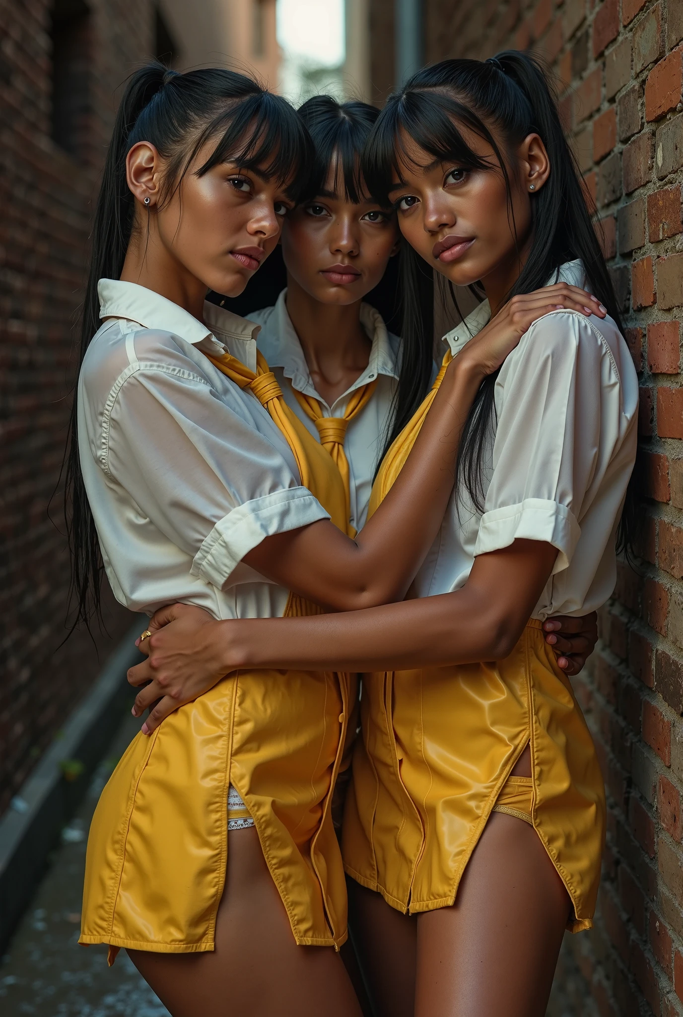 Film inspired by Disney Pixar &quot;two young black girls one with shapes with hair dyed black and yellow with charming black eyes and the other tall with a model size black hair with almond eyes&quot;stars