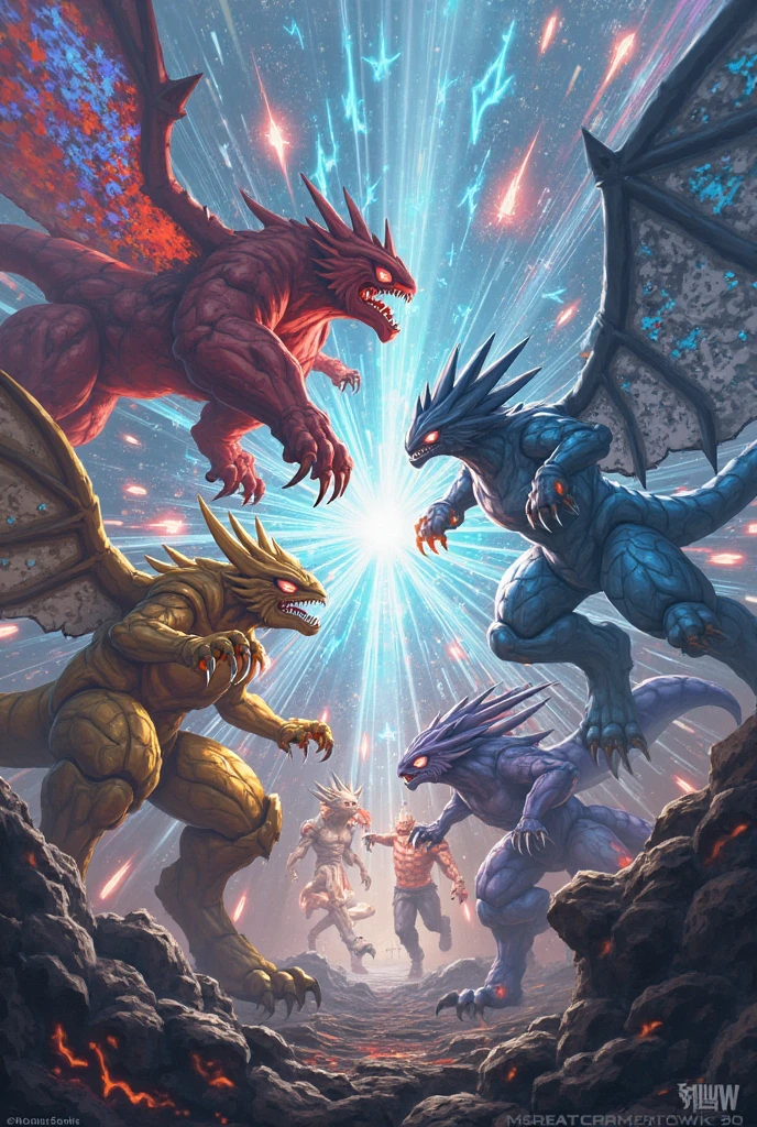 galactic space battle between monstrous cosmic beasts 1980s fantasy style, Masterpiece realistic, best high quality, perfect details, intricate details, nice lighting, detailed background,<lora:1980s_Fantasy_Style_SDXL:1.0>