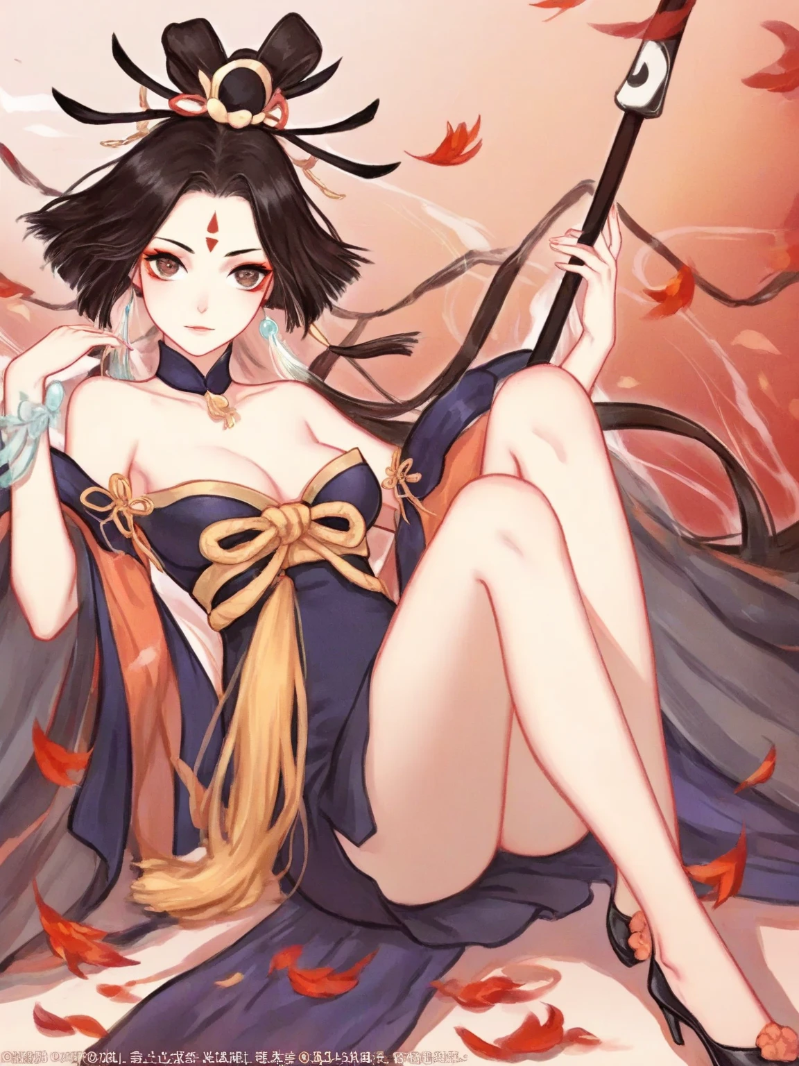 an ancient Chinese goddess, naked beautiful guanyin of the southern seas, naked Guanyin girl, Inspired by India, Avalokiteshvara rides a dragon,Serene expression,shui mo hua,naked Buddha,Buddhist,Lotus,Chinese painting style,Thangka style, , boobs, pubic hair, full, nsfw: 2.0