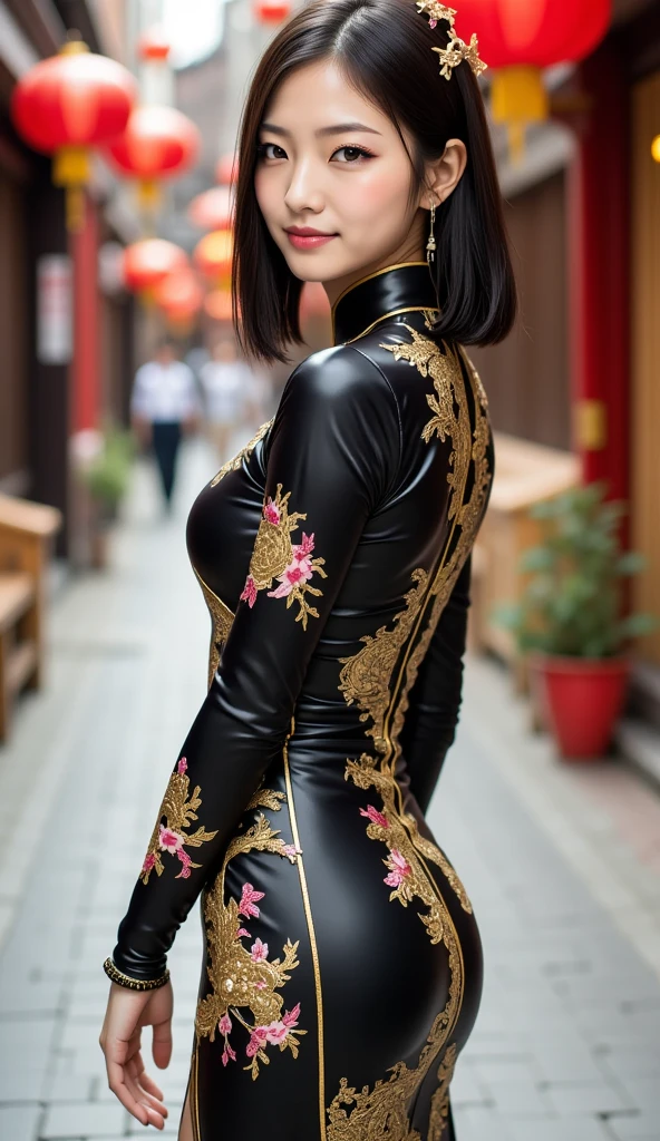 75 years old mom milf Korean, Lady large earring Big choker navel piercing decoration A bracelet realisitic Gorgeous Madame Beautiful Mature Woman sexly Smile Gentle woman navel piercing 4K High quality Gorgeous Madame Beautiful Mature Woman
