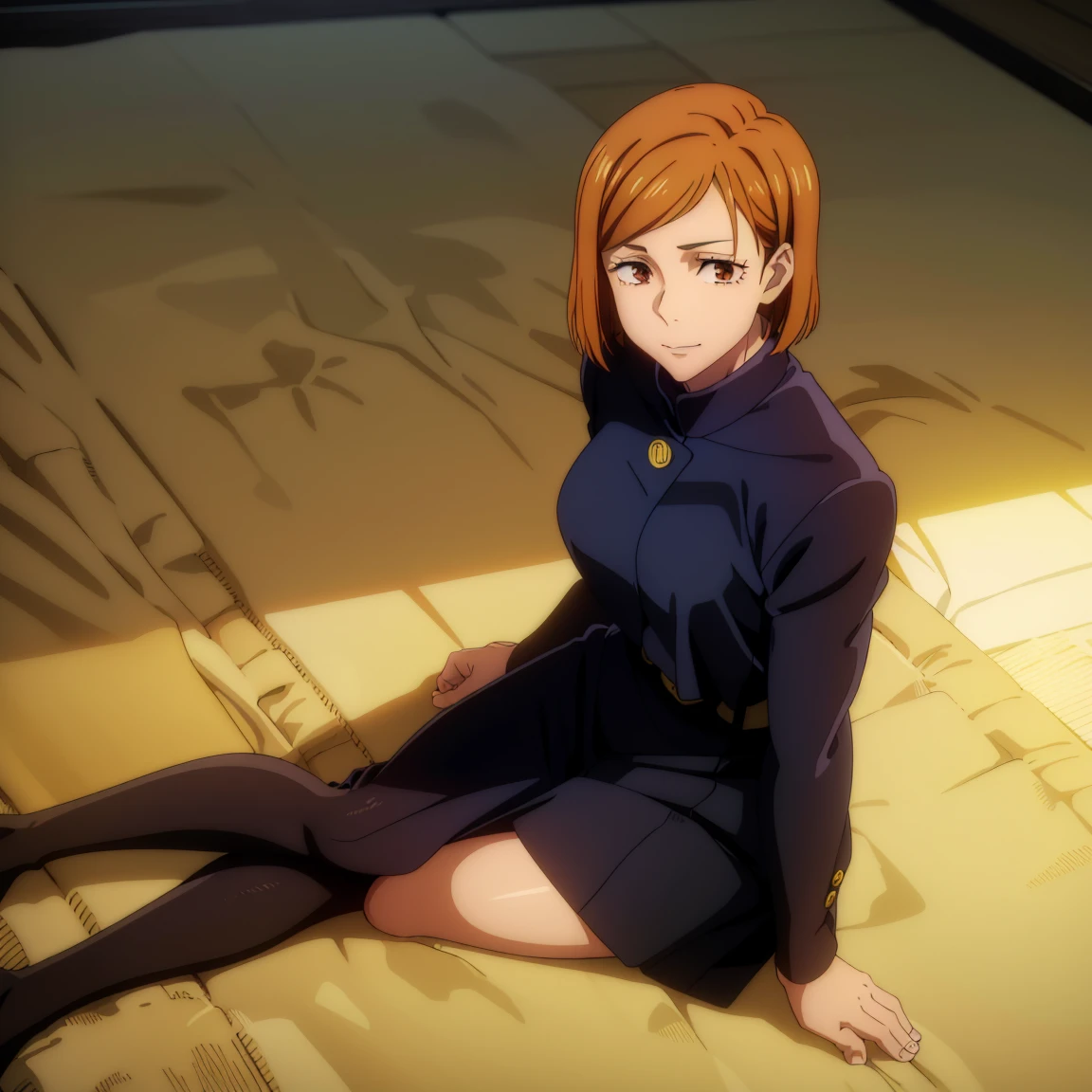 (((school uniform:1.3)))、(((sex, woman on top, on bed, kneeing:1.3)))),(((アヘface)))、(((オレンジcolorの髪:1.5)))),,(((nude)))、(((Spread your legs:1.3)))、(((big penis into her pussy:1.3)))),nobarakugisaki、Jujutsu Kaisen,short hair, (((オレンジcolorの髪:1.5)))),, ((茶colorの目:1.3)), , bangs ,Anime key visual,MAPPA, (((Spread your legs:1.3)))、(((nude)))、First Person View, (masterpiece:1.3), High resolution, Very detailed, Very detailedな CG Unity 8k 壁紙, Realistic, photo-Realistic, RAW Photos, 美しく細部までこだわったface, Pale skin, Realistic glistening skin, Detailed cloth texture, Detailed hair texture, Perfect body, beautifulface, Accurate, Anatomically correct, Highly detailed face そして skin texture, Natural neck length, (Beautiful Hそしてs), (color白:1.2),、(((Lie on your back in bed)))、Perfect Naked、G-cup breasts、(vint_color:1.2), (beautiful_face:1.5),(narrow_Waist)beautifulキャラクターデザイン, Official Art,Very detailedな CG ユニティ 8k 壁紙, Perfect lighting,colorful,Shiny skin、(((アヘface)))