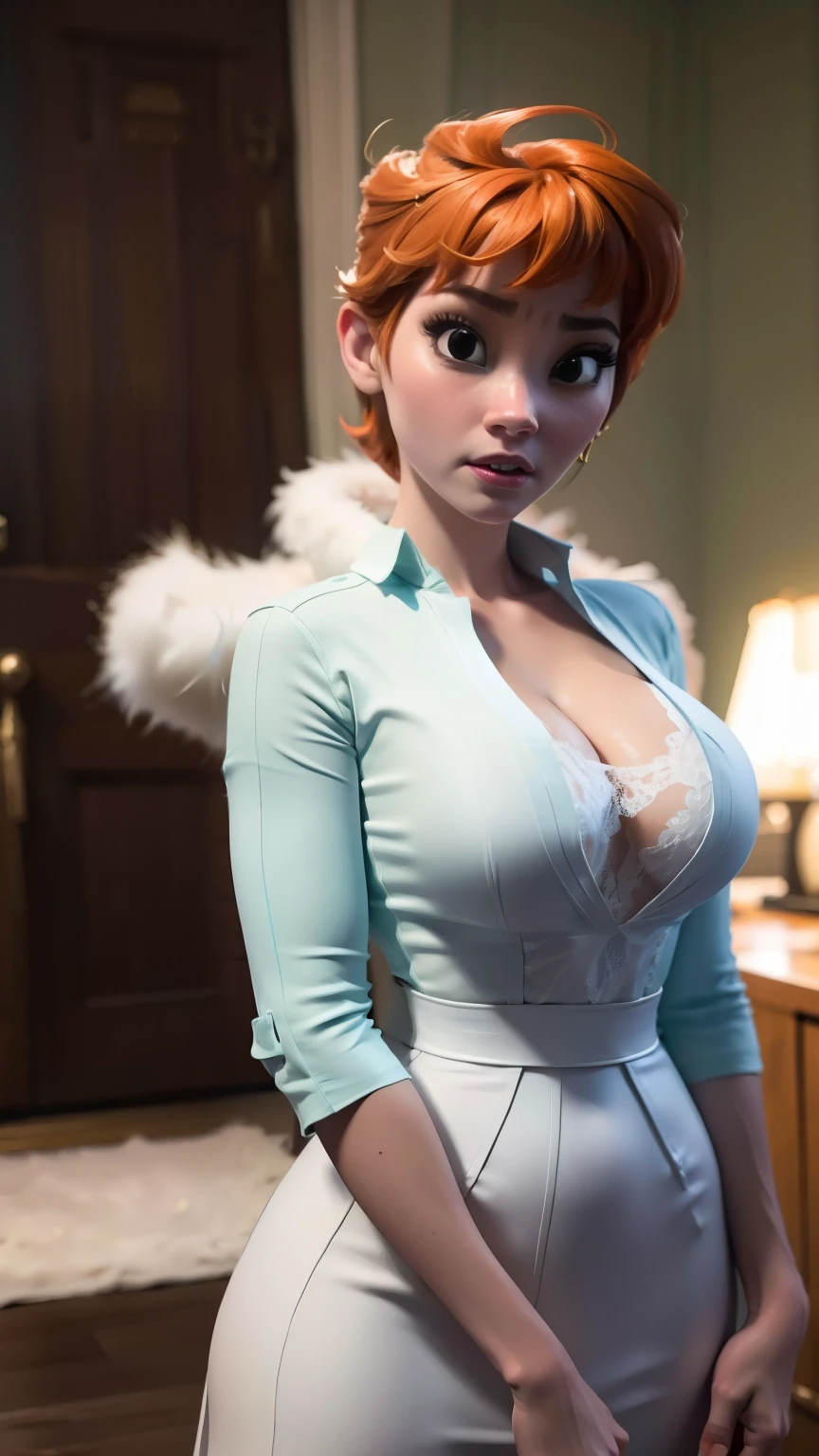 Dexter mon is very hot. busty. cutout. production