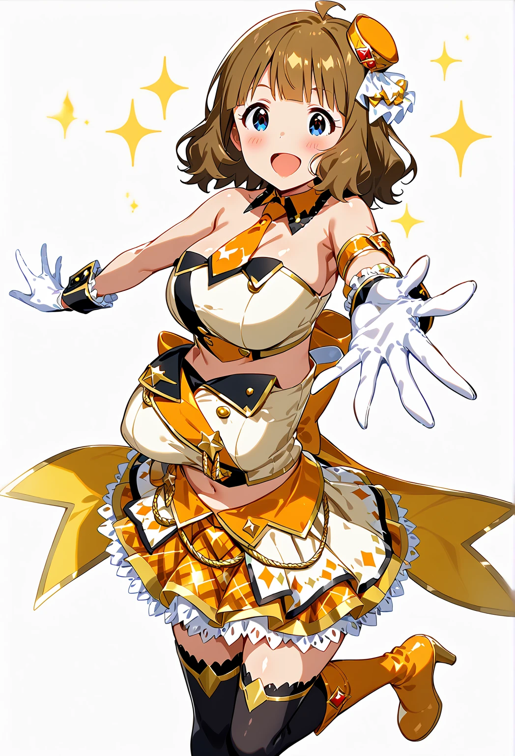 Highest quality, Official Art, masterpiece, Fabric Shading, High resolution, Very detailed, colorful, Best details, High leg samba micro costume:1.5, Microwave is fine:1.9 Yuki Mori:1.5, 1 female, Age 25, Brown Hair, Medium Hair,Big Ass:1.9, {{{{{Dancing enthusiastically in a parade:1.9}}}}}, Standing on one leg, A bustling boulevard, sunny, skinny, {{Surrounded by male photographers:1.9}}, She has been photographed by many male photographers..:1.7, There is a snowstorm, Blessed, welcome:1.5, Camel Toe:1.9, Ground level shot