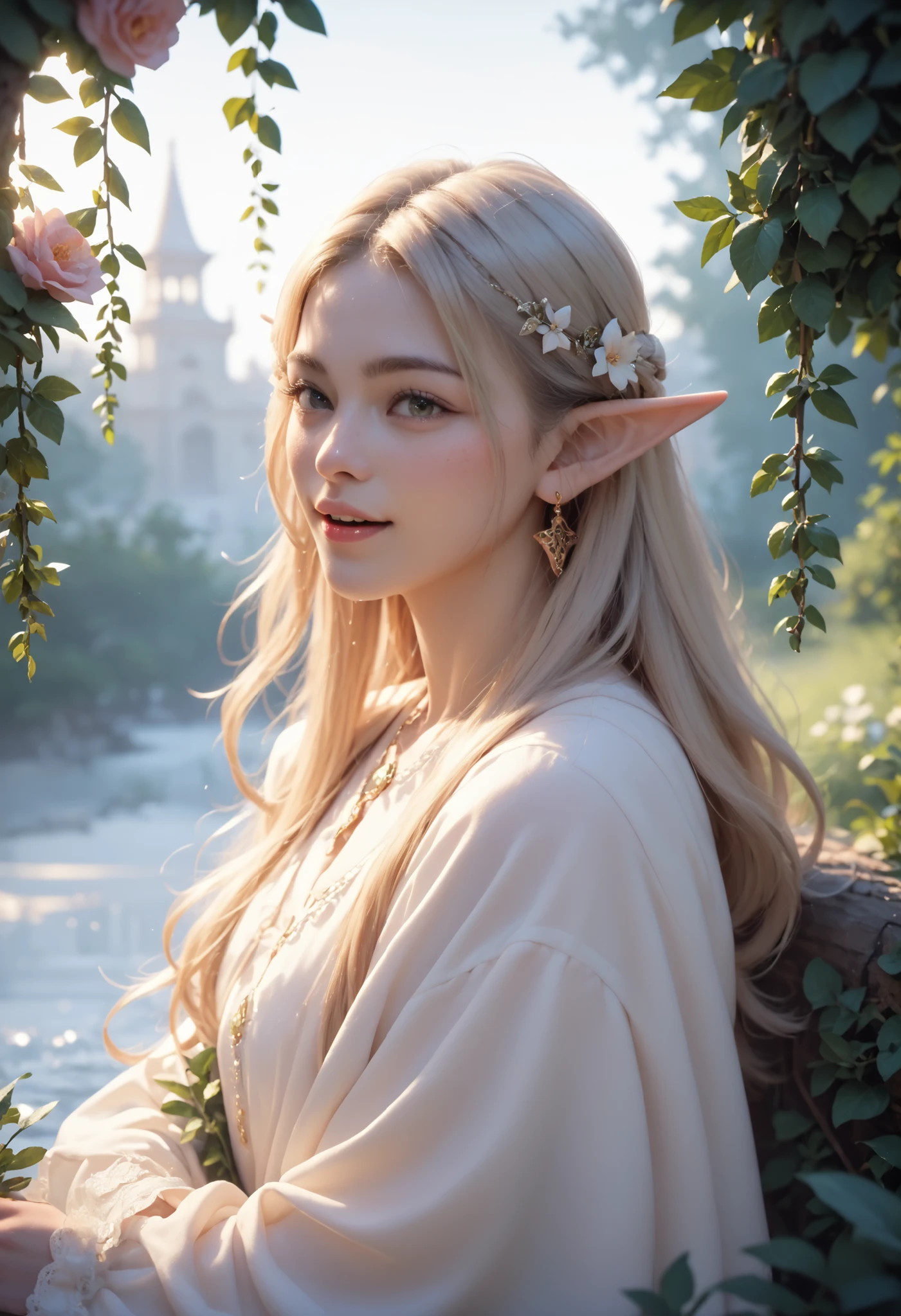 A sacred and enchanting elf