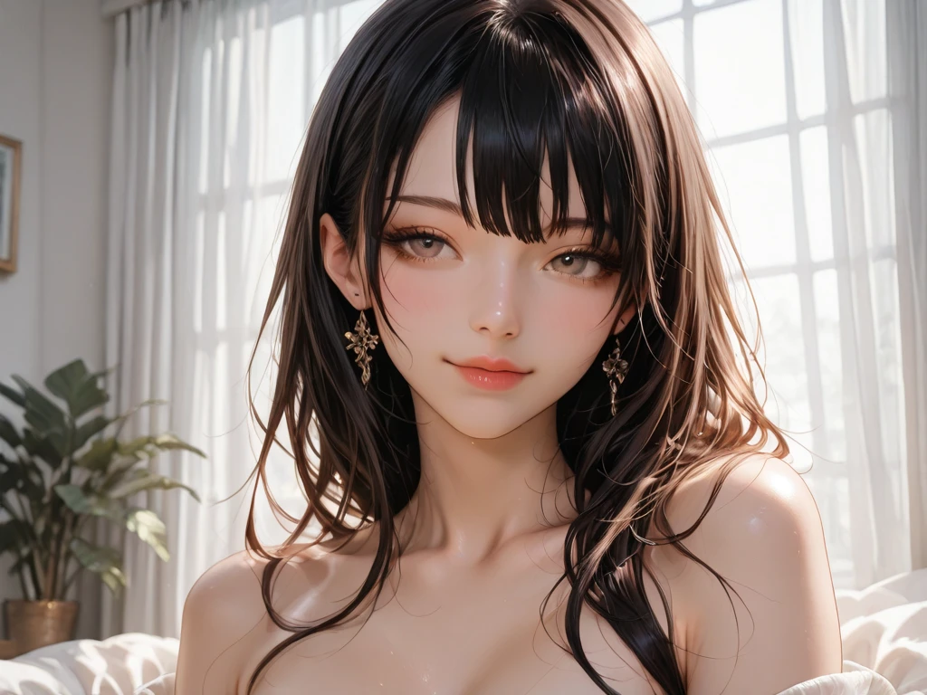 Best quality, Masterpiece, 超高分辨率, (Photorealistic:1.4), 1girll,  deepshadow, Detailed face, Detailed eyes, Shiny skin, Sunset,White color hair，1girll，，light  smile，Shiny white skin,Bare big breasts，，（（immensity）nedium breasts））， （Naked of breast:1.5）， （（A small heart-shaped sticker is attached to the chest）））， （（））
best qualityer，Masterpiece，（Realistic big breasts：1.4），,A heart-shaped sticker is attached to the chest:1.8，No clothes，No bra wearing，，Naked,Expose the chest and lateral chest，Squeeze your hands to your chest，are standing，full body shot shot:2，long leges:1.8，