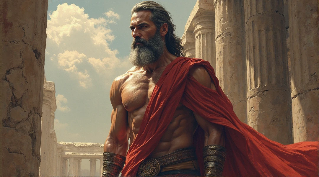 (man:1.5),1 man,male, muscle, 1 chico, muscle, pectoral, muscular, Mature man, 35 years,1 man,macho man,perfect body,an extremely delicate and beautiful detailed face,((by rubio,cute hairstyle,short by rubio)),(((blonde very short beard, blonde very short beard))), (((blue_eyes:1.3))),Intricate eyes,beautiful detailed eyes,symmetrical eyes,perfect face, cute hairstyle,perfect proportions, thick, ((detailed face)),macho man, (male Caucasian Prince),Prince, (((shiny skin:1.5,tanned skin,shiny skin: 1.5,tanned skin,shiny skin,very shiny skin,shiny body))),powerful,heroic,NSFW, Caucasian,elegant, (open to that, arabic fashion,Arab of that, Cowboys,White shirt, Masculine traits, modern style,Arabic clothing),(((blue toga, blue toga suit, wearing a blue toga:1.3,arab blue toga))),(arabic jewelry,Intricate necklace),((bulge in pants)),(((Intricate outfit,Intricate clothes,embellished suit))), (dynamic pose:1.0),ashamed,(centered,Scale to fit dimensions,rule of thirds), inside,interior,((room in a greek temple:1.3,columns of a greek temple:1.3)),scenery:1.25,((Intricate scenery)),((winter decorations)), (Bright winter decorations),High resolution,sharp focus,(ultra detailed,extremely detailed),(photorealistic artwork:1.37),(extremely detailed CG unity 8k wallpaper),(((vibrant colors,vibrant theme))),(Intricate),(masterpiece),(Best Quality),