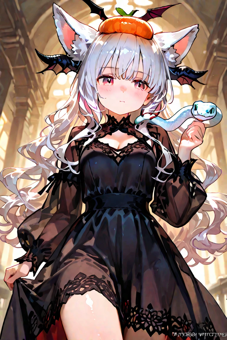 lavinia whateley \(fate\) , huge breast, curvy curvaceaus tall, full body, masdter piece ultra-detail best quality, tall, curvy, voluptuous woman with huge breasts, beautiful detailed eyes, beautiful detailed lips, extremely detailed face, long eyelashes, elegant dress, standing in a mystical, fantasy landscape, cinematic lighting, dramatic color palette, digital art, concept art,, 8k, highres, best quality, masterpiece