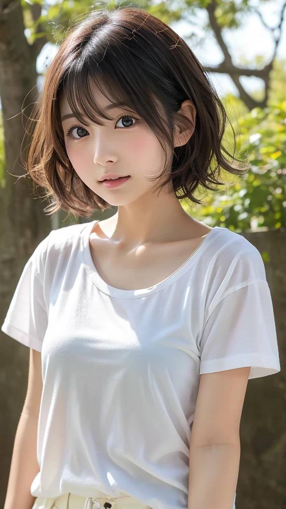 (8K、top-quality、​masterpiece:1.2)、(reallistic、Photorealsitic:1.2)（ultra-detailliert、hight resolution）(Slouched:1.3)、crouching down、(From  above:1.2)、(a closeup:1.4)Open your legs、（Sit with your knees upright:1.4）
Kiss Face,sad Facial expression,embarassed expression,Alafed Girl, chiho, iwakura lain, closeup Iwakura Lain, With short hair, Shiori Teshirogi, Kotegawa Yui, hime-cut, She is , sui ishida with black hair, lain iwakura, girl cute-fine-face, Clear pubic contours,(Small breasts), hight resolution, ighly detailed, top-quality, [​masterpiece:1.6],, ighly detailed, nffsw, finely detail, top-quality, , Cinematographic lighting, 1girl in、17 age、Cute Japan Girls、perfect body type、, cute droopy eyes beautiful big eyes、Transcendent beauty　top-quality、​masterpiece、majicMIX Real、(Raw photography:1.2)、(Photorealsitic:1.4)、Negative Prompt