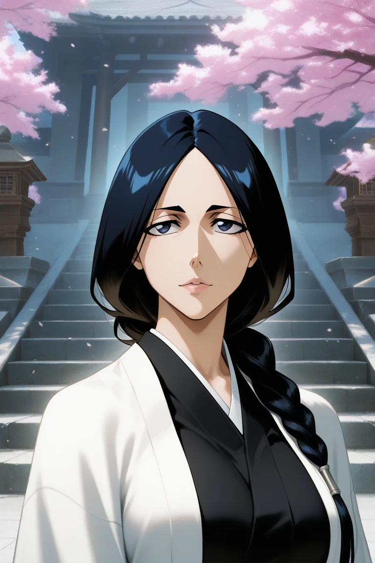 A beautiful anime-style portrait of Retsu Unohana from Bleach - SeaArt AI