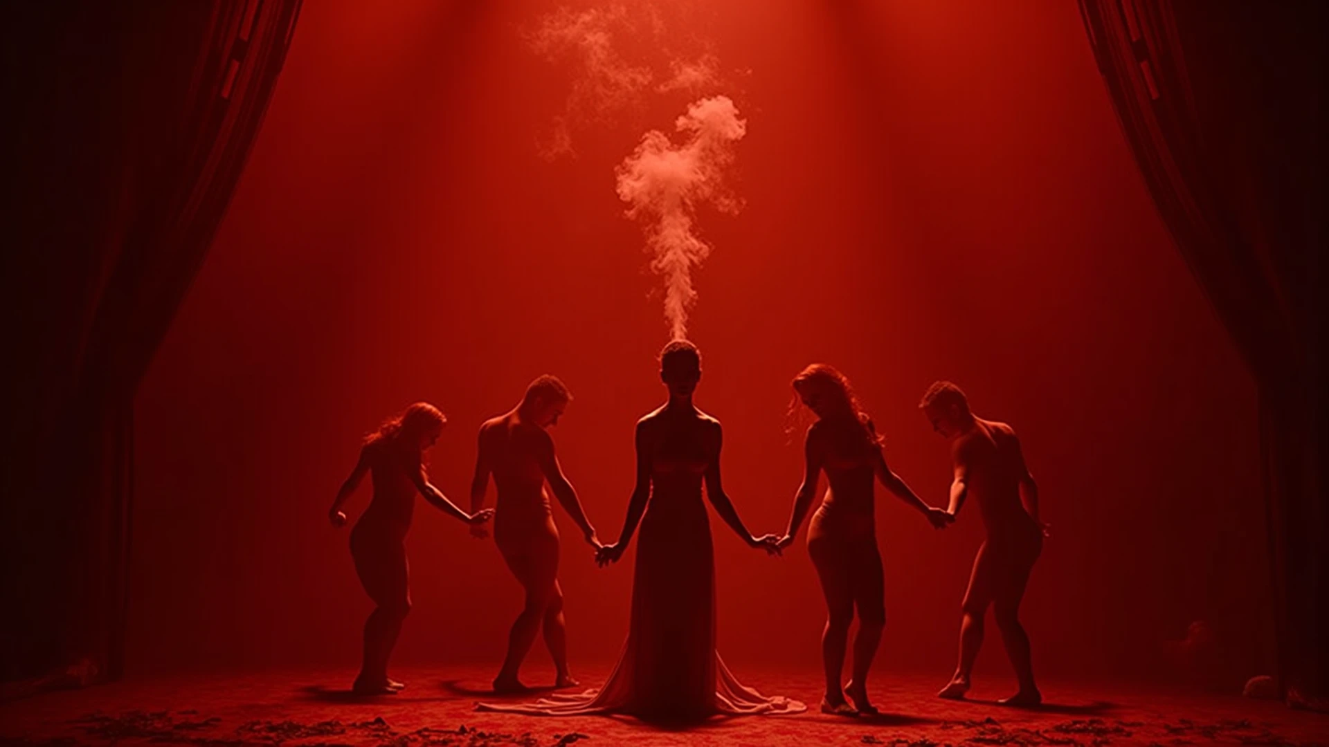 There are a lot of naked people on Red Square, complex scene, soft detailed lighting emphasizing the diversity and detail of the scene, posing, walking around the square, minding their own business, someone is dancing, it s all very detailed, Bright colors, complex details, very realistic