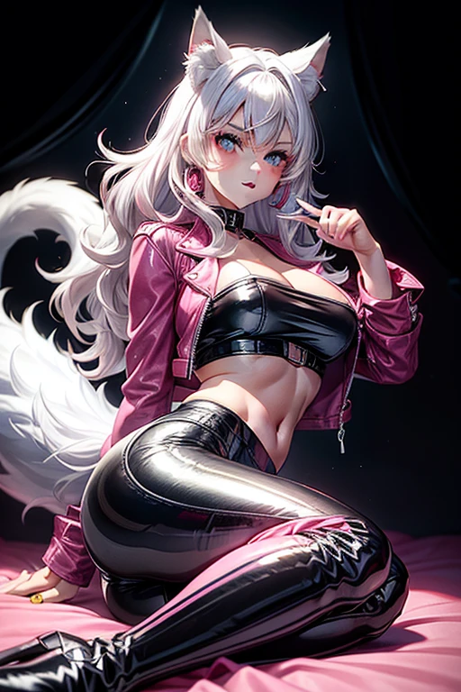 ((Highest quality)),(Ultra-high resolution),(Ultra-detailed new),(Detailed Description),((The best CG)),(masterpiece),Highly detailed art,A wonderful new art form,(Art with precise details:1.5), (beautiful girl,wolf ears:1.3),(Frenzy Dance:1.3),sword,gun,Hoko,Bow and Arrow,snake,eagle,lion, Crushing, blasting, Flow, impact, sapphire,Ruby,Emerald,opal,amethyst