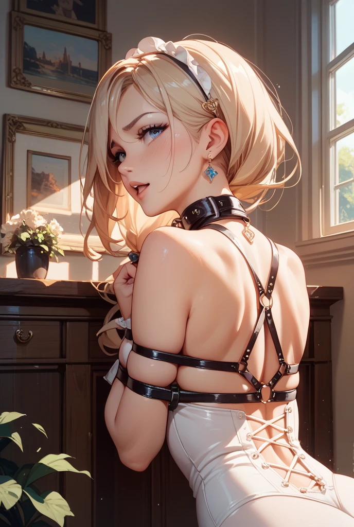 Finnish blonde girl、oilly skin、(Chained shibari:1.2)、obedience、hanged up、Spreading hands、Hands raised、perfect buttocks、Arched back、(dark shot:1.2)、Twin-tailed、(intricate-detail:1.12)、(intricate-detail、ultra-detailliert:1.15)、nffsw、Dungeon、(natta:1.2)、fireplace、Warm light、Dramatic light、film like、(a closeup:1.2)、束缚、BDSM、BDSM Dungeon、Metamorphosis、srestrained、 Tied up、Tied up、restrained arms、Detained、restrained body、bound with chains、hands tied up、blonde hair、Opened mouth、slight smile、red blush、Himiko Toga、BDSM costume again、vampire teeth、 BDSM、Undressing barechested slave masturbation ssex Split abdominal muscles top-quality master piece Emo Menhera (top-quality、hight resolution、8k、masterpiece:1.2), (realisitic, Photorealsitic:1.3),High refractive index:1.2, film grains, Blurry bokeh:1.2,1girl in, (Vivid colors:1.2), (delicate), (((terrifying、Overflowing tears、Surprised)))、((Girl lying in a box、Rounded hair、girl in box))、(Curled up、from side、From above、tied arms、Arms behind)、(((blindfolds)))、(With my mouth wide open、tongue)、Akkanbe、Semen running down my cheeks、short twintails、pigtails hair、ripped clothing、huge tit,wetted skin、gargantilha、a choker (Gift Box Girl), full bodyesbian, 束缚, in box, bandaged, present、bow ribbon, looking at the viewers, red blush, Toys, garterbelts, Christmas, gift box, Tied wrists, ribbon bondage、Heavy cream、srestrained、droolng