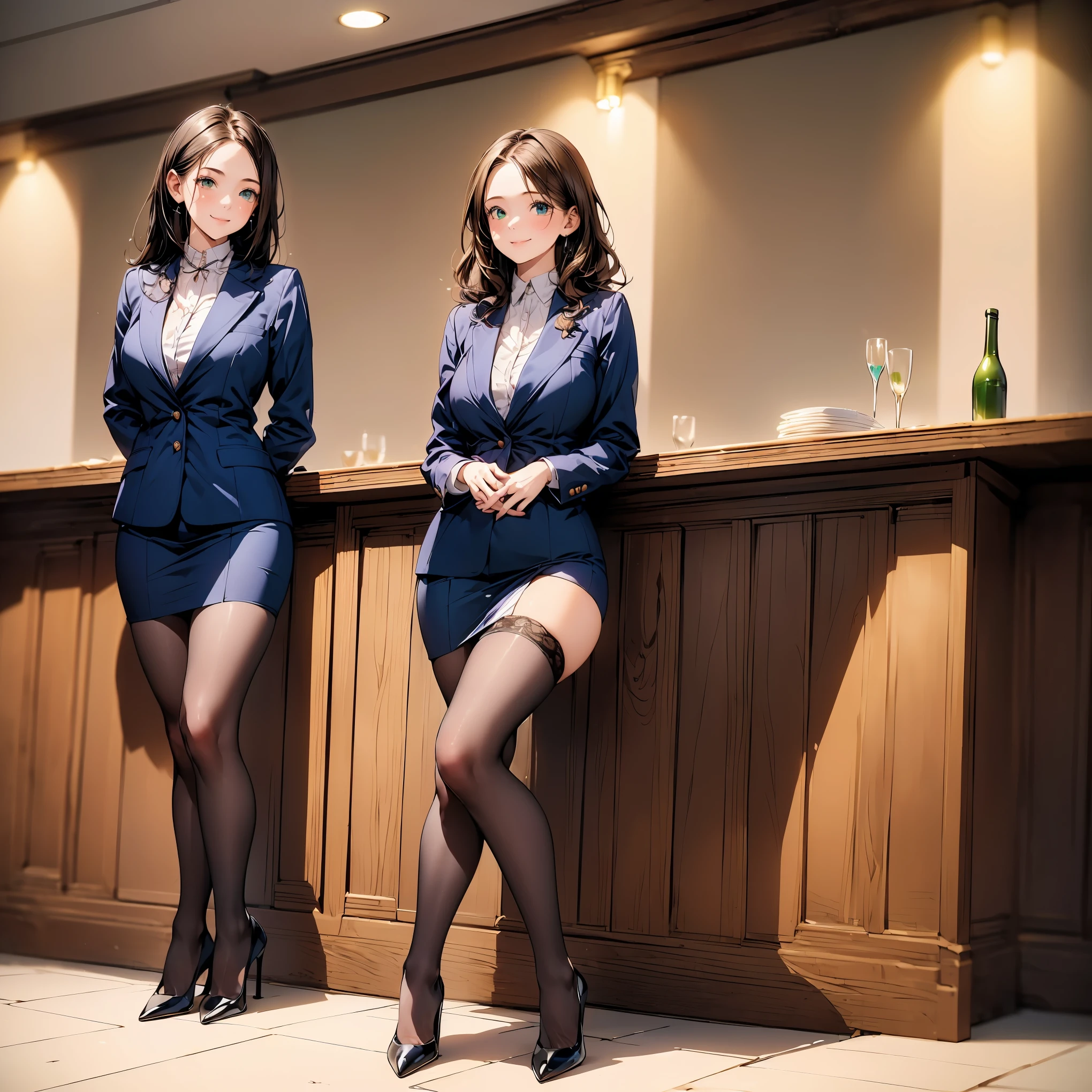 ((一人のWoman in underwearはセクシーに歩いている:1.5)), Beautiful Anime Women, Beautiful art style, Anime characters, ((Smooth texture, Realistic texture, Anime CG Style)), ((Highest quality)), (Very detailed), (Very detailed CG 統合 8k 壁紙), Very detailed, High-resolution RAW color photos, Professional photography, (Brown Hair, Stylish hairstyle:1.1), Great face and eyes, Beautiful and big breasts, Slender body, (Stunningly beautiful woman), (Detailed face:1.2), (Office corridor, There is a window in the hallway:1.4), (Many men in suits are walking in the background:1.5), ((Bow tie around neck:1.3), (Black high heels:1.1), (Sexy and cute red underwear:1.3), (Stylish shiny red satin panties, Side-tie panties, Panties with plain red center and lace decoration on the sides:1.3), (Thin panties:1.3), (Red Micro Lace Satin Bra, Red bra with lace trim, Thin bra:1.3), (lace garter belt, Garter Strings, Knee socks:1.3):1.3), (naked, Woman in underwear, 女性はブラとパンティとKnee socksとガーターベルトだけを着用:1.5), Exact number of arms, Exact number of legs, Perfect Anatomy, (Embarrassed expression, Surprised expression), Angle from the front, Exact finger count、Exact number of legs、(Exact number of arms:1.0, Exact number of hands:1.0), (Perfect hands, Perfect Anatomy)
