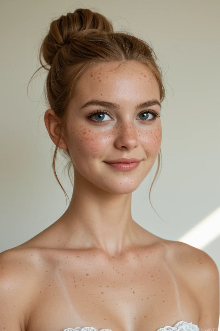 (highest quality:1.4), 32K resolution, (realistic:1.5), (Super realistic:1.5), High resolution 32k UHD, (masterpiece:1.2)), (Improvement of quality:1.4), (very beautiful facial details), (Highest quality realistic skin texture:1.4), (perfect anatomy:1.2), ukrainian girl, typical ukrainan girl, russian girl, typical russian girl, belarus girl, typical belearusian girl, big mouth, mouth, lot of freckles, freckles, lot of pustules, pustules, big head