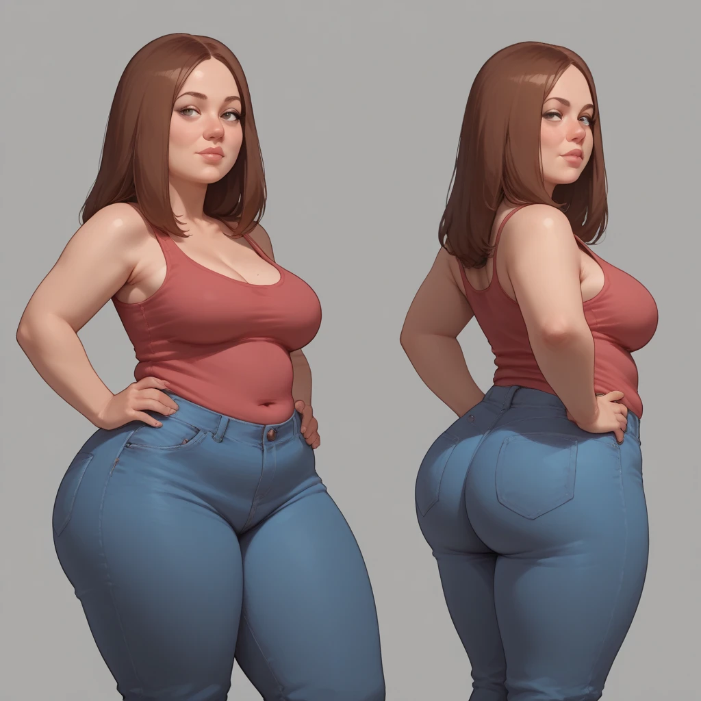 ((masterpiece)),(((best quality))),(((character design sheet, Inoue Orihime))), illustration,1woman, environment Scene change, (long hair:1.4),((full body view, nude woman:1.5)), slim athletic figure, black legs, thick legs, scribbles and marks, ((detailed face:1.1)), (huge round breasts:1.2, round ass, fat ass, gigantic large ass:1.6), rough sketches, (puffy lips:1.5), pose too, posing like a model, 8k,16k, (oil painting, simple background, light background: 1.3),