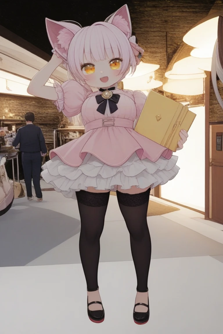 high resolution、4K、Masterpiece、1 big breasted girls、One Man、Naked Man、Back seat、Sex、Bare your breasts、Exposing the breasts、Clothing store window、stand、Press your chest against the glass、Maid clotheicro Mini Skirt、No panties、Pussy、Nipples、blush、Black knee-high socks、Absolute area、Masturbation、Love juice、Climax、Squirting、Full body portrait、tough、