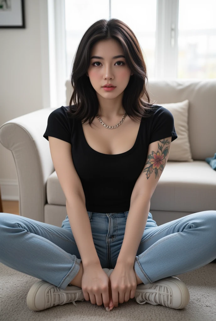 pubic tattoo on underbelly, naughty_face, ahegao, female pervert, huge breasts, {{{{{{{{pegging}}}}}}}}, {}, asian, {public}, , {girl},