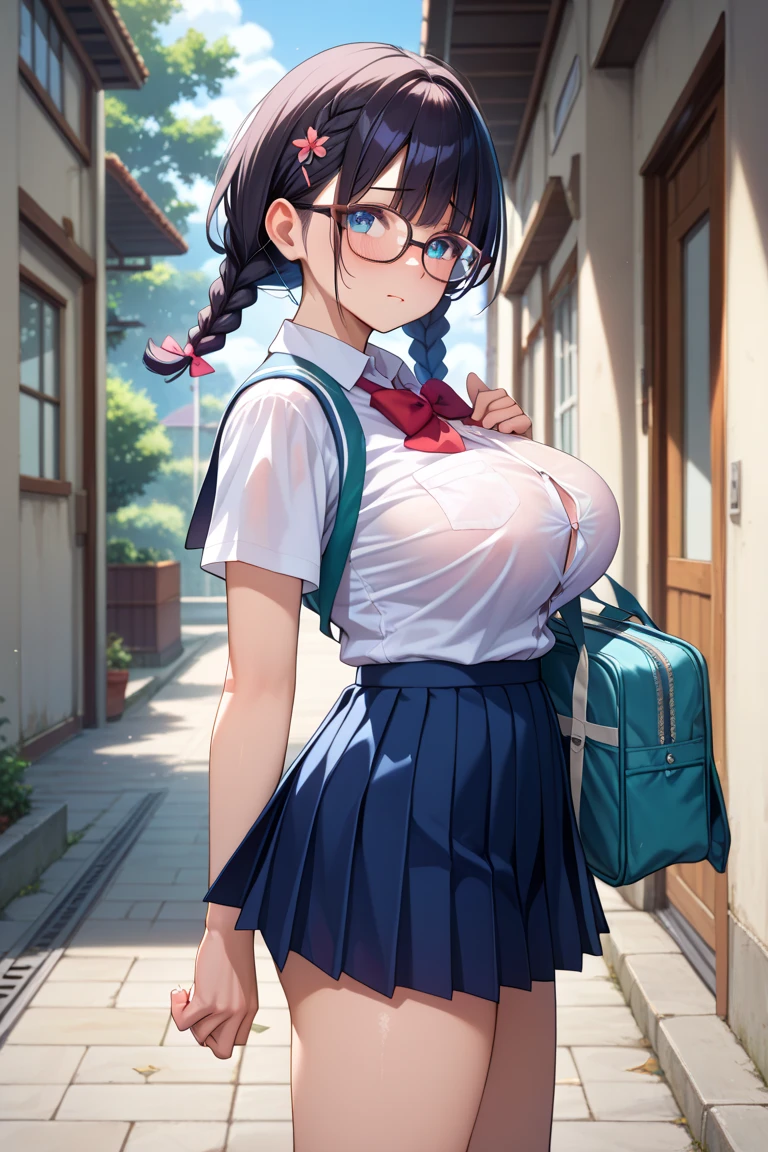 (両Stretch your arms back), Anime girl walking down the street in a short skirt and glasses, a hyperRealistic schoolgirl, Gwaiz, hyperRealistic schoolgirl, Realistic , (SFW) Safe at Work, , artwork in the style of Gwaiz, chic, Beautiful anime girl crouching, high school girl, Anime Moe Art Style, Enchanting anime girl,Anime girl walking down the street in a short skirt and glasses, a hyperRealistic , Gwaiz, hyperRealistic , Realistic , (SFW) Safe at Work, , artwork in the style of Gwaiz, chic, Beautiful anime girl crouching, high school girl, Anime Moe Art Style, Enchanting anime girl, there is a woman in a short skirt and a white shirt, a hyperRealistic , hyperRealistic , chic, Realistic , , Gwaiz, (SFW) Safe at Work, artwork in the style of Gwaiz, Realistic アニメ 3 d style, [ 4k digital art ]!!(masterpiece), (One serious civil service commissioner: 1.3), (Super thick and plump body: 1.3), (Huge breasts and buttocks)), (Small Head: 1.2), (Very small uniform)), (Shiny skin: 1.2), (A speech while crouching in the stands in the schoolyard in the morning)), 1boy, penis, doggystyle, from behind, spreadassms, chubby body, fat body, short,ultra detailed, masterpiece, best quality, blush, a woman, rolling eyes, open mouth, school girl, wearing , wearing glasses, classroom, sunset, light particles, hdr, brown grey hair, midium wavy hair, shiny hair, bang, single braid, clear grey eyes, Smiling Kiss, Rolling Eyes, Tongue Out, アニメ ,orgasm face, sexual climax, bitch, back shot, back view, low angle, from below, back view, arched back, looking back, all fours, chubby body, BIG ASS , ahegao, saliva, BBW, slender waist, anal, seiza, hands on head, rolling eyes, white eyes, Hand Drawn, Showing Ass, Bobcut, (Ahegao), White of the eyes, Knee socks, Poop sitting, (Super thick and plump body: 1.3), Butt sticking out, Close your legs, seiza, spread legs, pleated skirt, Stretch your arms back, long pleated skirt, I can&#39;t see your butt, Buttocks hide, Reverse cowgirl position, Arm grab back,　Arms folded behind back, Super big butt, Awesome numbness , (Plump) , Chubby , Scat, fat, Butt sticking out, From directly behind, Female face,