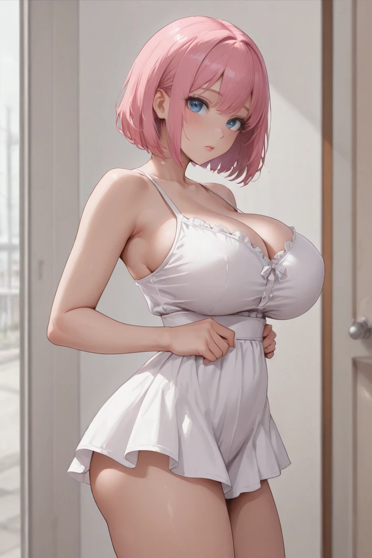 Browsing Caution,(Very delicate,highest quality、8k),(One man and one mature woman having sex),Pitch-dark room,present,Lure,smile,blush,Sexy Lingerie,Handjob,penis,Pink Gold Haired Maid,Speech bubble
