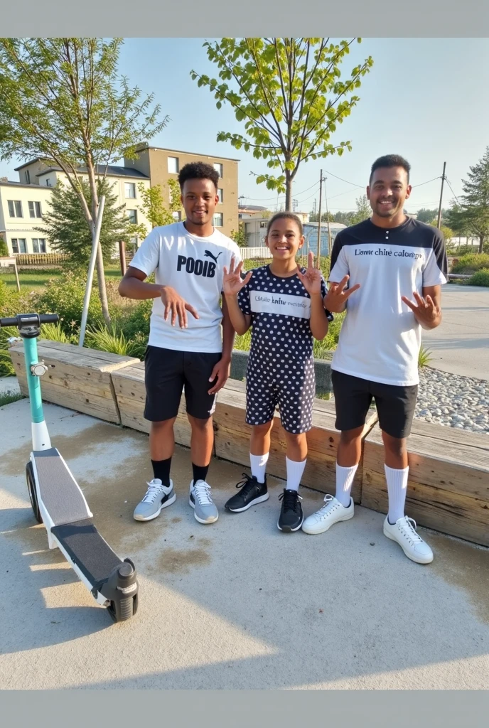 Boys doing skateboard
