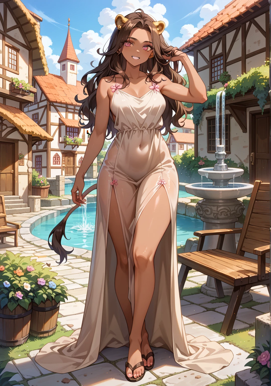 (absurderes,A high resolution,ultra - detailed),she is soaking wet,Rained,1girll,独奏,mature,(Very long hair,brunette color hair),Transparent Spider-Man uniform,比基尼,cleavage,nakeness,Obscenity,legs are open,Emotive expressions,Open-mouthed,Pussy bulge,with no underpants,Expose the genitals,Camel toes,Protruding ,extremely large bosom,Cocked buttocks,Raised sexy,Colorful,Most detailed,The upper part of the body,exteriors,the roof