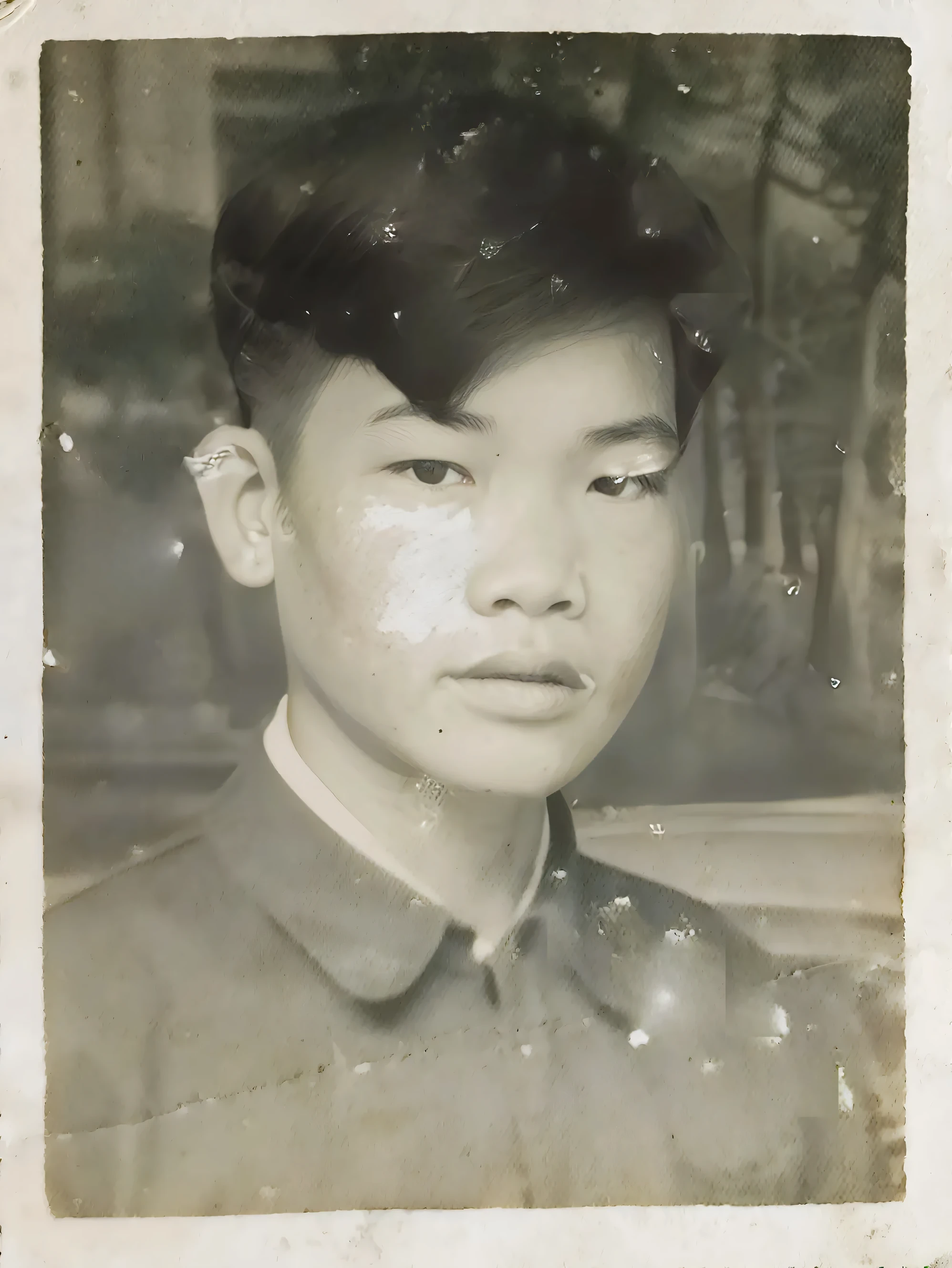 1. Fresh perspectives，Lay straight and flat，Extremely high definition，Meticulous handling，Realistic restoration，black and white old photo，Historical artifacts，Perfect reproduction，Texture representation，Light and shadow interlace，super high image quality。