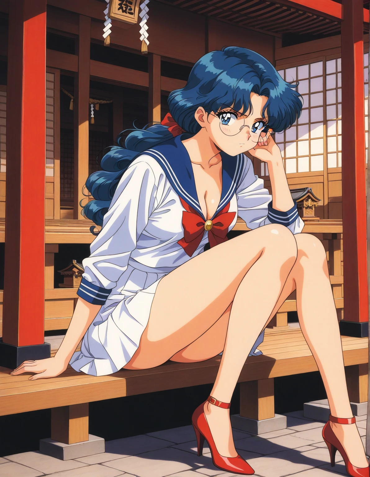 ((best quality)), ((masterpiece)), (detailed), 1girl, sexyhighest quality, masterpiece, Very detailed, Detailed Background, anime, One girl, Young girl, Sexy Girls, Black hair ponytail girl,Girl with headphones 広がるnight景
屋外, night, Starry Sky, 新宿のnight景を高層ビルから見下ろす, Wind景, scenery, horizon, rooftop, sitting on rooftop, Wind, avert your eyes, Atmospheric lighting, From the side, Depth of written boundary, Bokeh 1990年代anime 1980年代anime 1980Period Fashion
City Pop Big glasses Girl silhouette picture image(night景90%、figure10%Percentage of)
Beautiful eyes Clothes that reveal cleavage Jacket OLWind