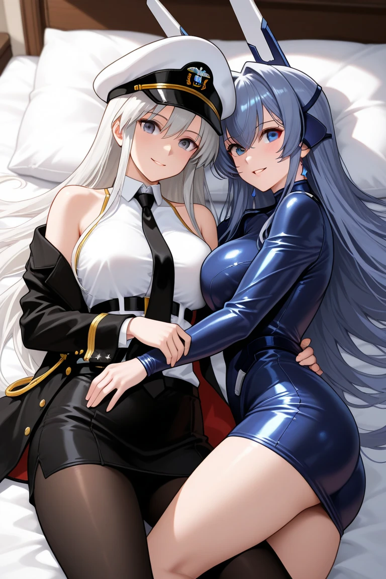 hyper detailed, perfect anatomy, extremely detailed and delicate, 1 girl, shimakaze(kancolle), 1 black cat, night sky, stars, milkyway, hugging a black cat,