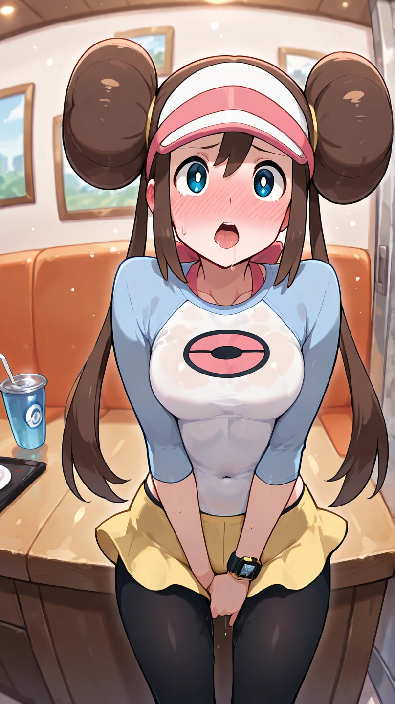 (best quality,4k,8k,highres,masterpiece:1.2),ultra-detailed,(realistic,photorealistic,photo-realistic:1.37)highres,portrait,beautiful girl, ultra-detailed, realistic:1.37, sketches, 1trainerleaf1, full body, sleeveless shirt, black wristbands, visible thighs,sitting,red skirt,blue shirt, loose socks, white footwear,sexy pose,smile,upskirt,white panties,in a classrom, brown hair, hat, brown eyes,beautiful detailed eyes,long lashes,beautiful eyes, anime style eyes, ahegao, perfect hands, dinamic pose, loved look, open mouth, smile, encanto femenino, pokeballs, pokeballs on floor,bukkake, cum on face, cry, crying with open eyes, bra lift,