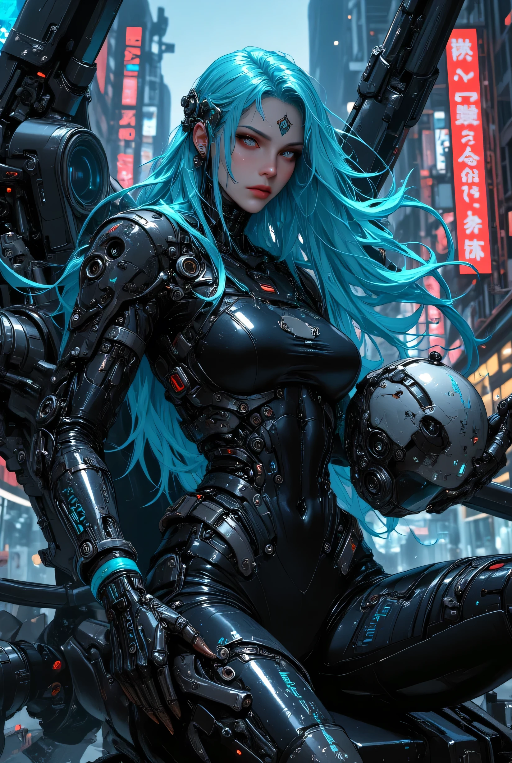 Ultra HD 2D art,closeup cleavage(a 1 woman),lightblue hair,2D animation style,Soft and delicate depiction,Also pay attention to her full-body tattoos(Full-body art),Landscape mode,A masterpiece by Guweiz and James Jean,CGSCOSITY's tattoo expert designs, etc。A beautiful blue-haired girl,It has become a hot topic on the Japanese trend art station,Dressed revealingly, --auto